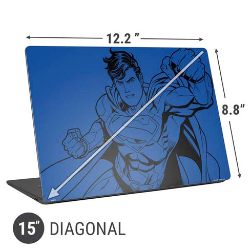 DC Comics Superman Comic Pop Universal Laptop 15in (12.2 x 8.8in) Skin
